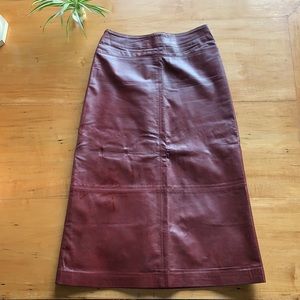 Mackage vintage leather skirt